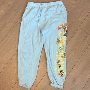 Disneyland Adult Light Blue Character Sweatpants